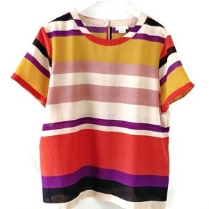 LIZ CLAIBORNE - summery blouse striped shirt - size XL